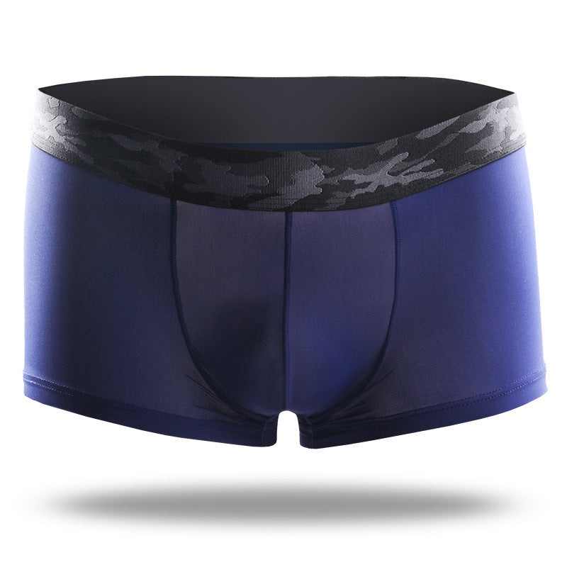 Neville – Seamless Ice Silk Summer Boxer Shorts