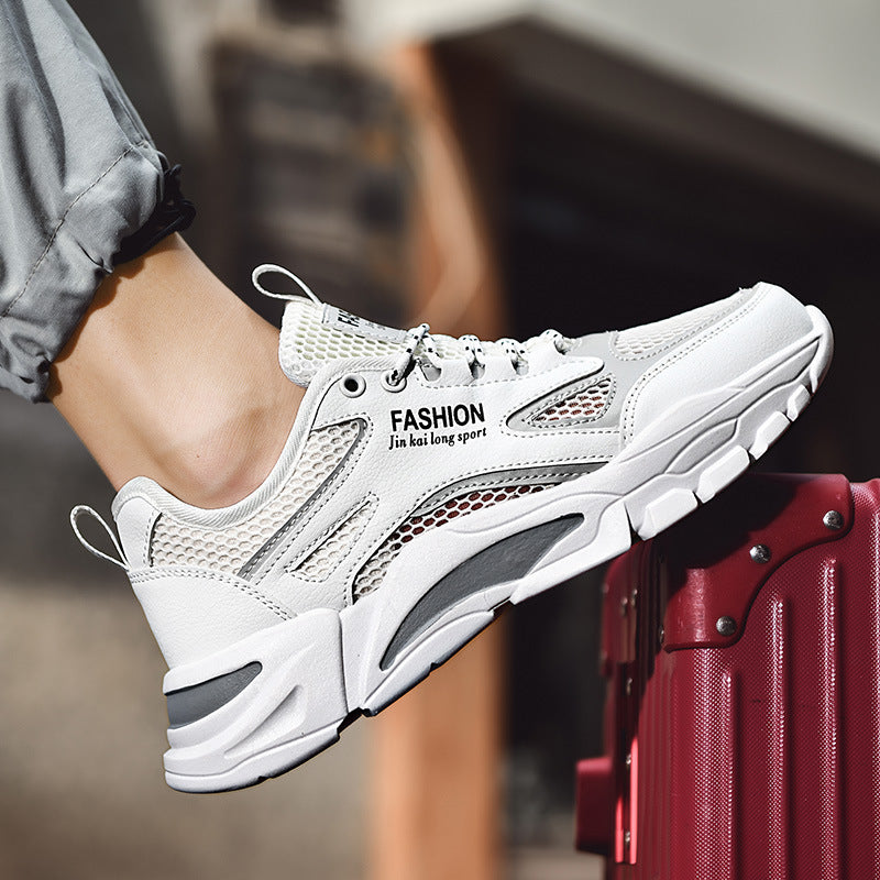 Geoffrey – Youth Running Sneakers with Mesh Design