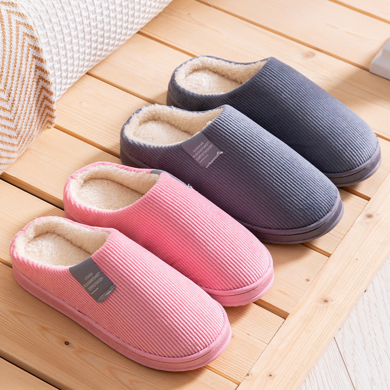 Aidan – Casual Indoor Slippers with Stripes