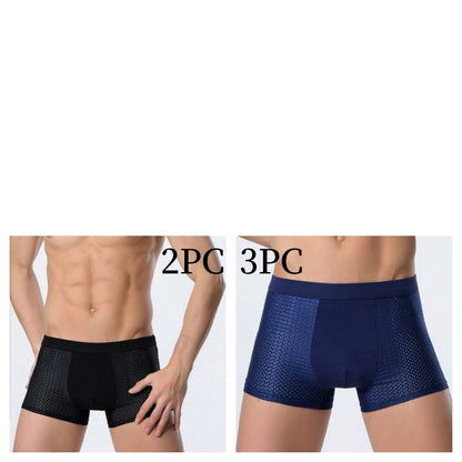 Bradley – Men's Mesh Boxer in Ice Silk