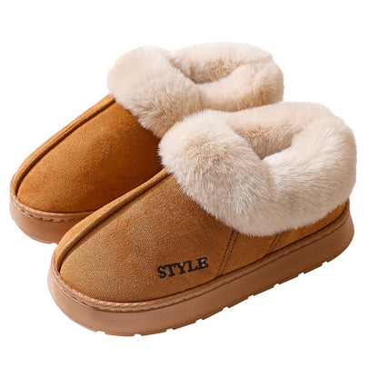 Shannon – Cozy Vegan Suede Snow Boots