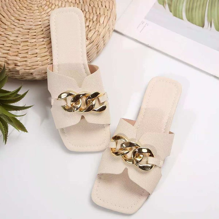 Nicole – Lightweight Fashion Chain Slippers