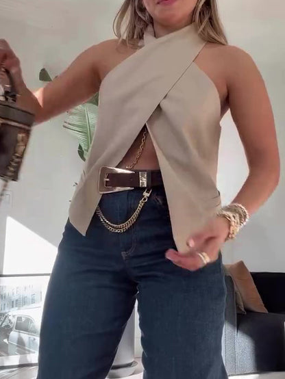 Kim – Elegant Sleeveless Vest