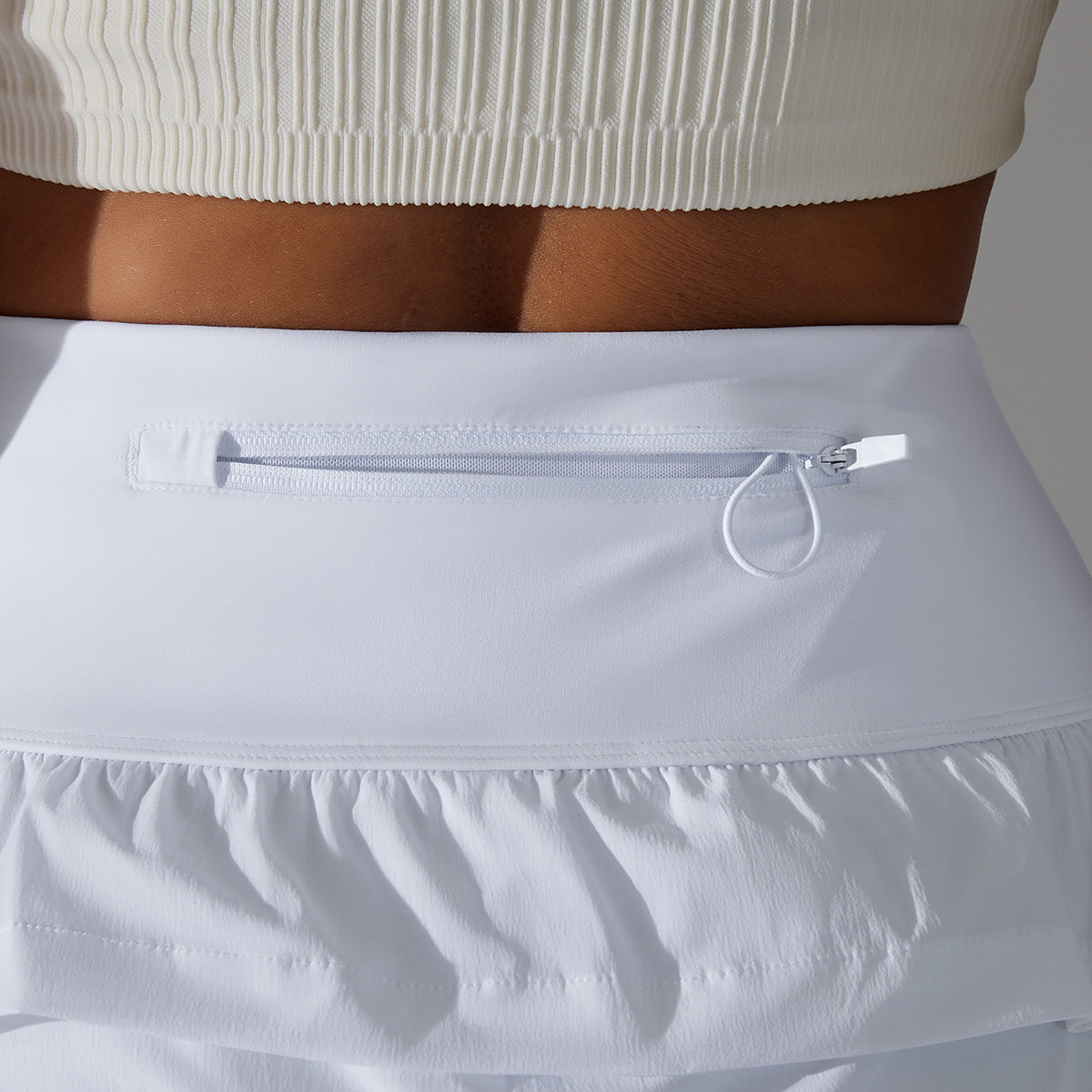 Ruby – Double-Sided Vegan Brocade Yoga Shorts