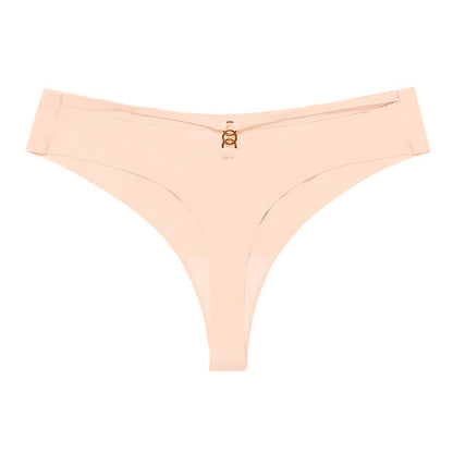 Shirley – Seamless Ice Silk Low-Waist Thong Set