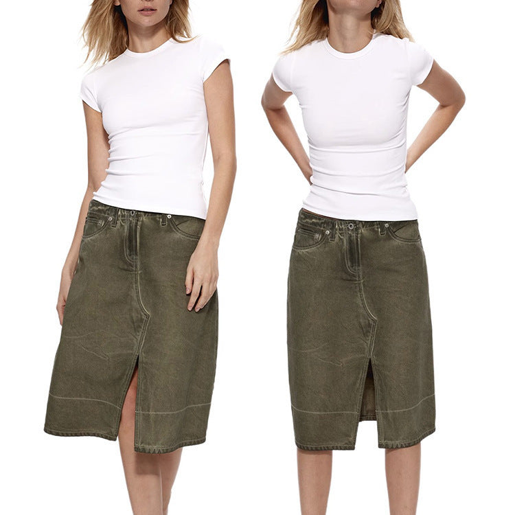 Sandra – Slimming Round Neck T-Shirt