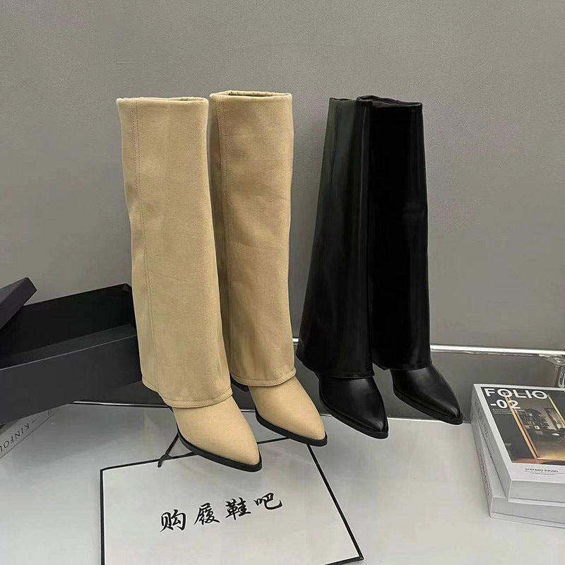 Juliet – Women's Wide Chunky Heel Boots