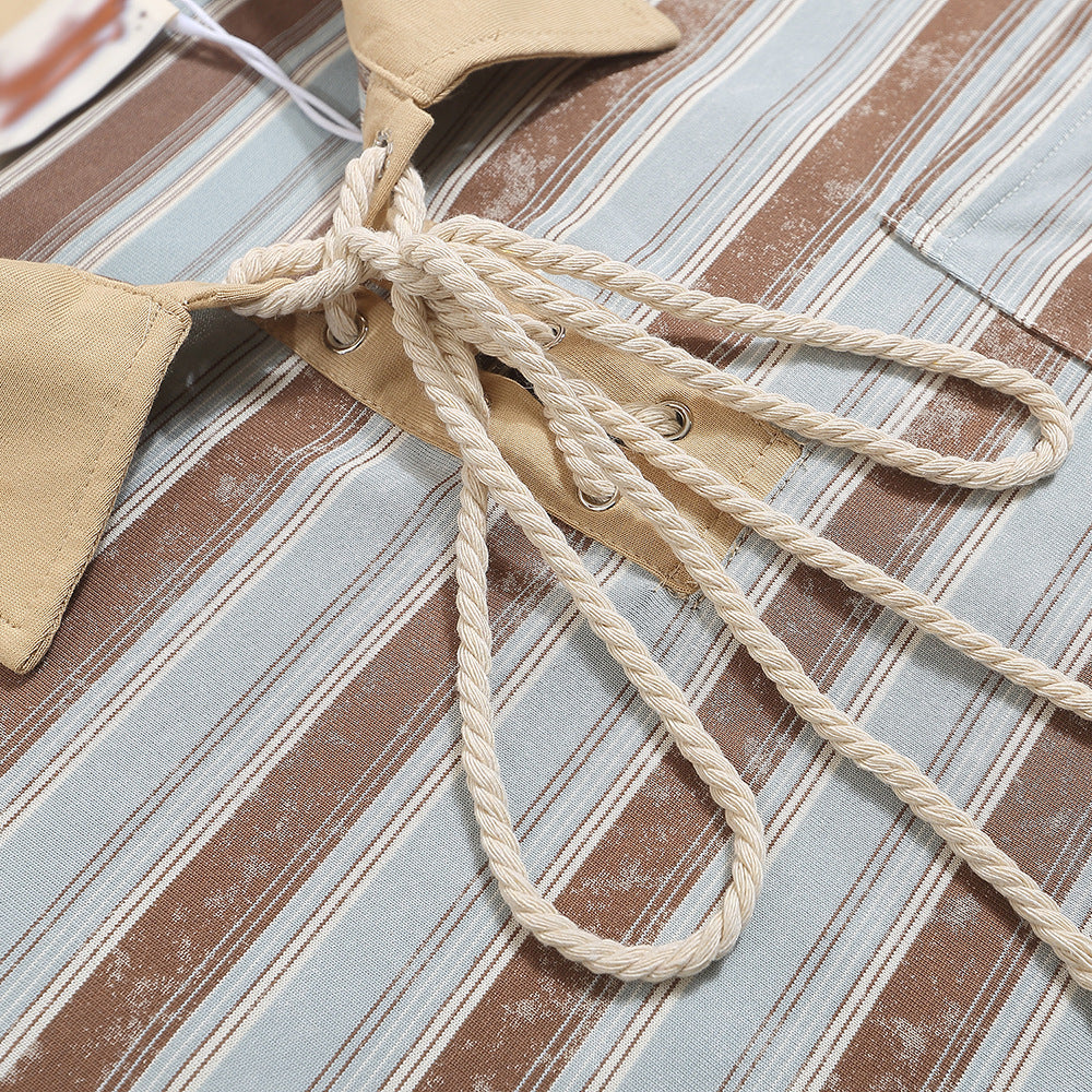 Glenn – Striped Casual Polo Shirt