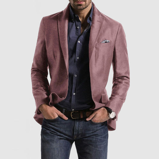 Colin – Casual Printed Double Button Suit