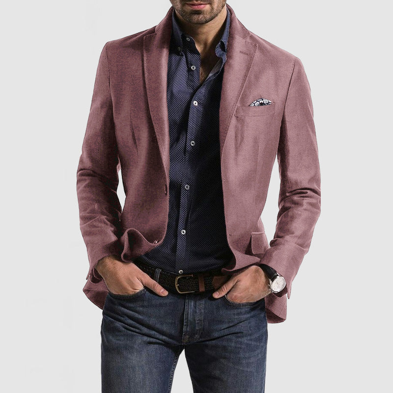 Colin – Casual Printed Double Button Suit