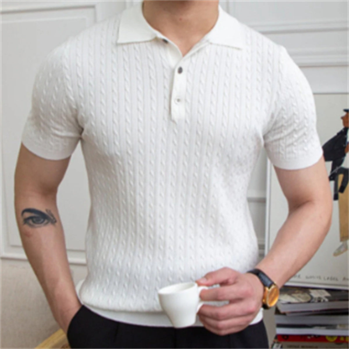 Louis – Men's Four-way Stretch Polo