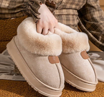 Jade – Women's Fleece-lined Thermal Cotton Slippers