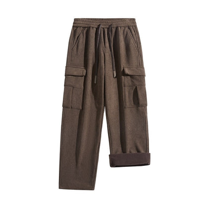 Shaun – Retro Fleece-Lined Corduroy Pants