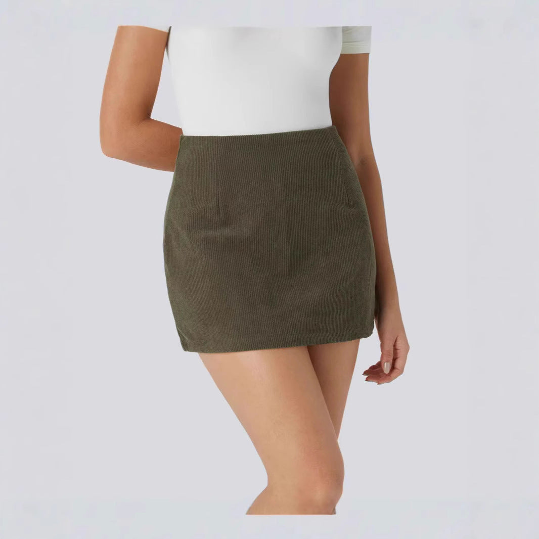 Joan – Corduroy A-Line Skirt