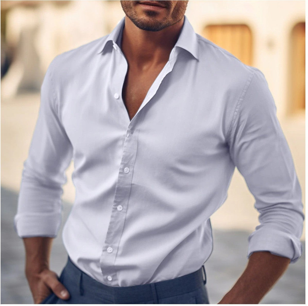 Nathaniel – Men's Business Casual Shirt
