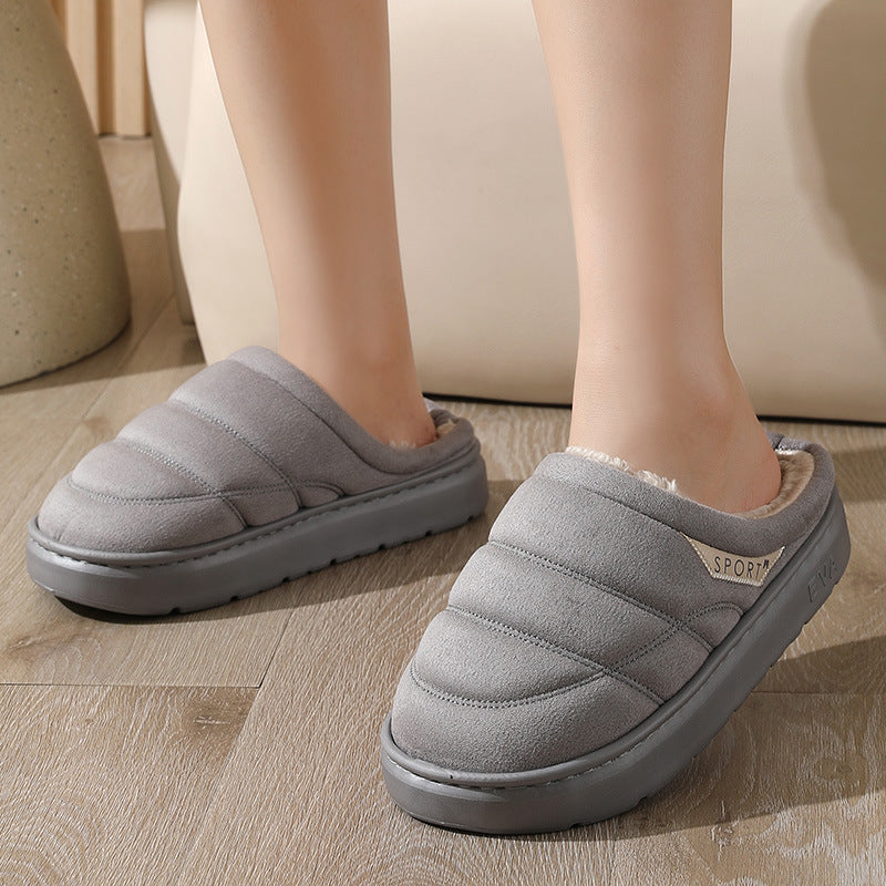 Barbara – Cozy Vegan Suede Indoor Slippers