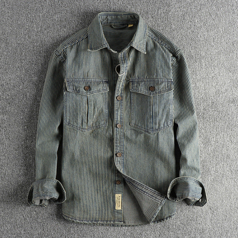 Allan – Washed Vintage Denim Shirt