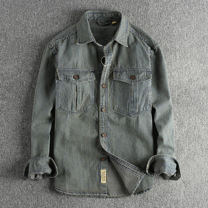 Allan – Washed Vintage Denim Shirt