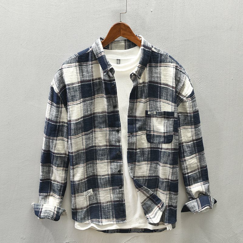 Kris – Casual Plaid Long-Sleeved Shirt