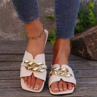 Nicole – Lightweight Fashion Chain Slippers