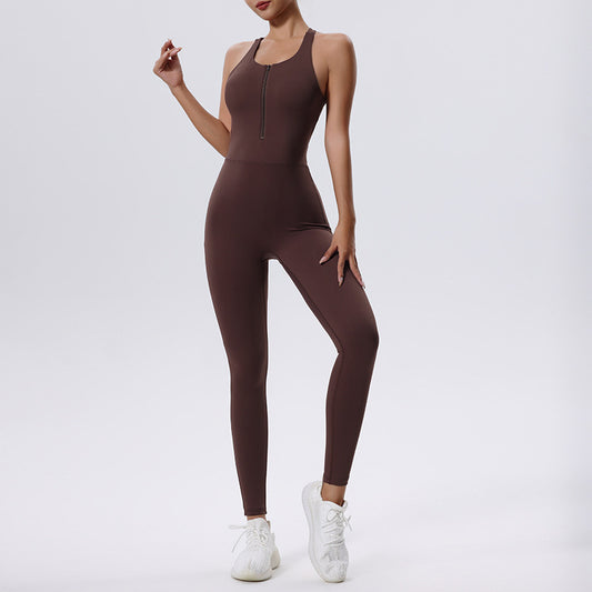Kim – Sleeveless Fitness Jumpsuit for Women