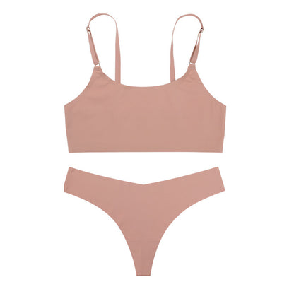 Grace – Seamless Ice Silk Lingerie Set