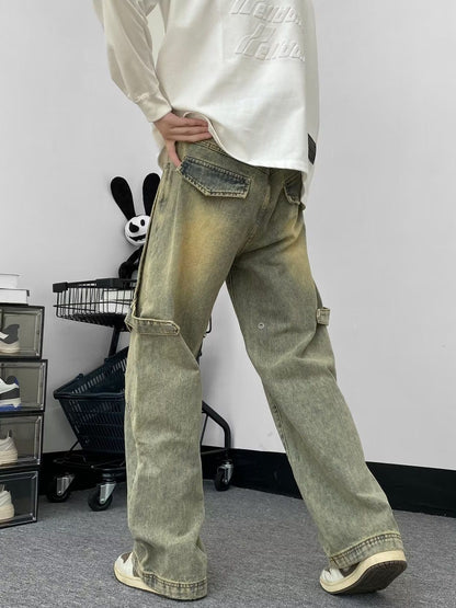 Jeremy – Men's Retro Wide Leg Jeans