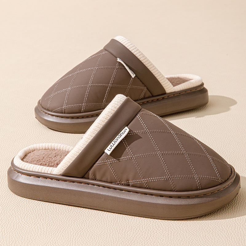 Sarah – Warm Plush Indoor Vegan Slippers