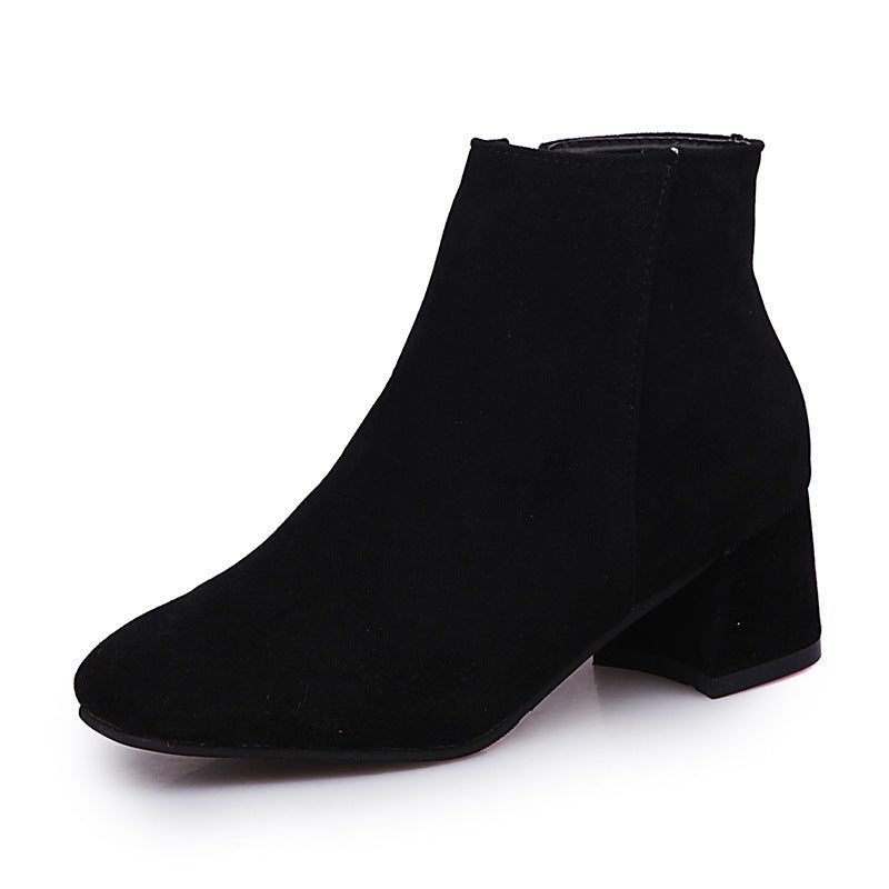 Shannon – Vegan Suede Women's Martin Boots