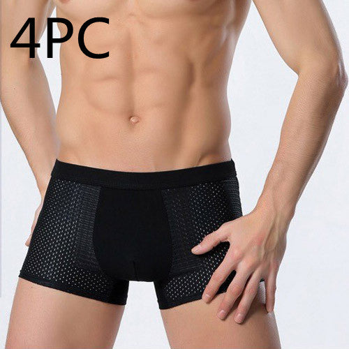 Bradley – Men's Mesh Boxer in Ice Silk