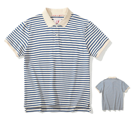 Liam – Striped Summer Polo Shirt