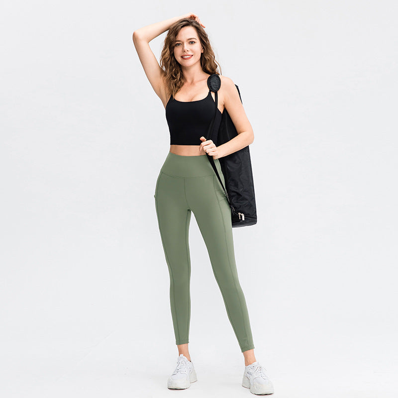 Audrey – High Waist Yoga Pants with Pockets