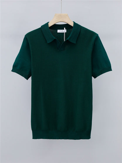 Rory – Summer Knitted Polo Shirt