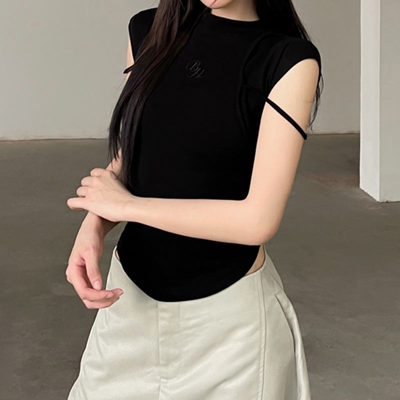 Shirley – Versatile Pullover Top with Irregular Hem