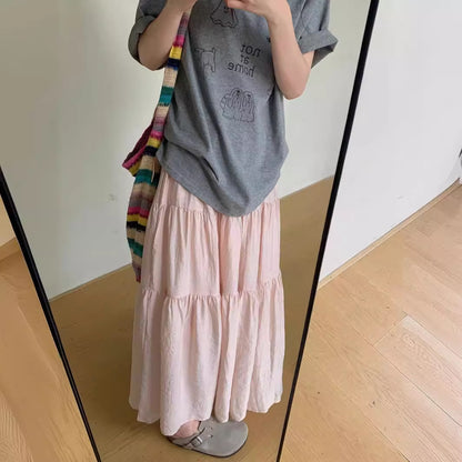 Georgina – Elegant Mid-length A-Line Skirt