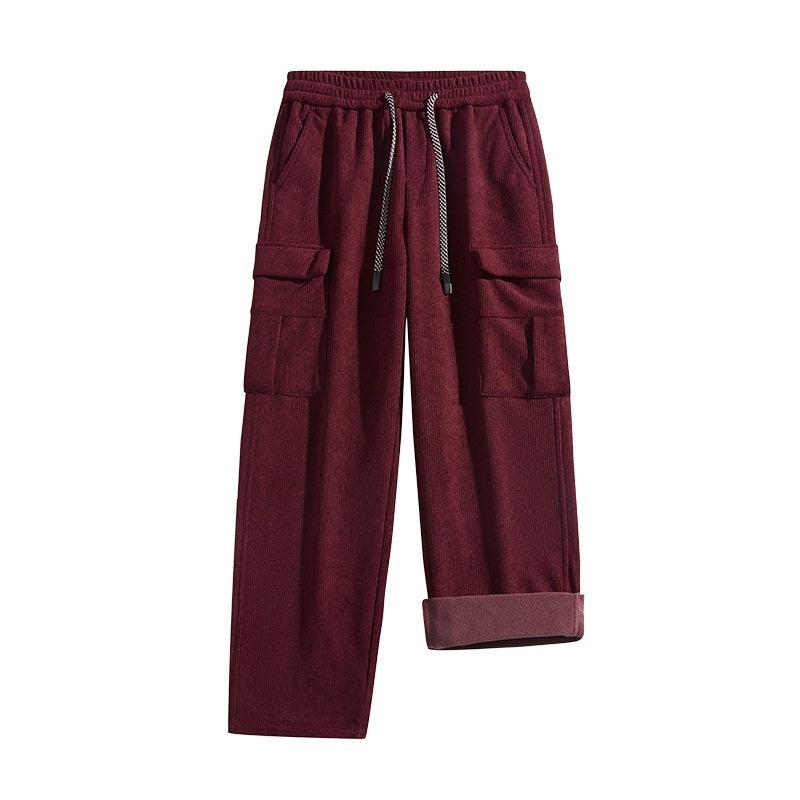 Shaun – Retro Fleece-Lined Corduroy Pants