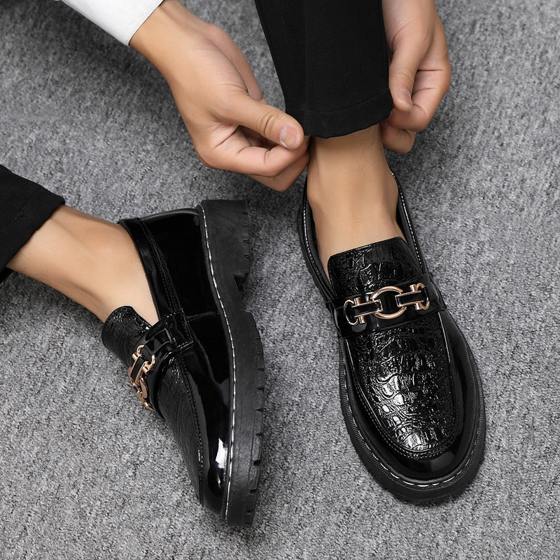Tom – Glossy Casual Vegan Leather Shoes
