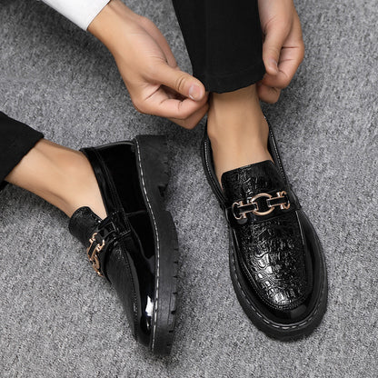 Tom – Glossy Casual Vegan Leather Shoes
