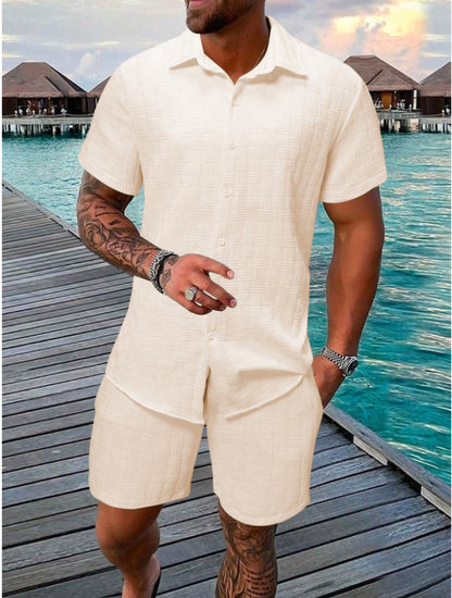 Dan – Summer Jacquard Casual Suit