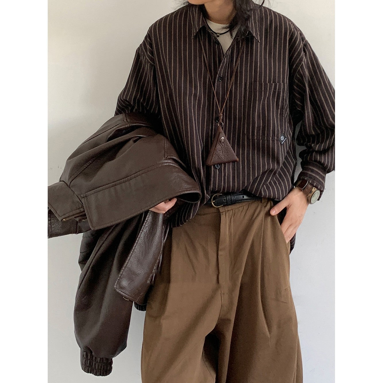Jacob – Japanese Retro Striped Shirt