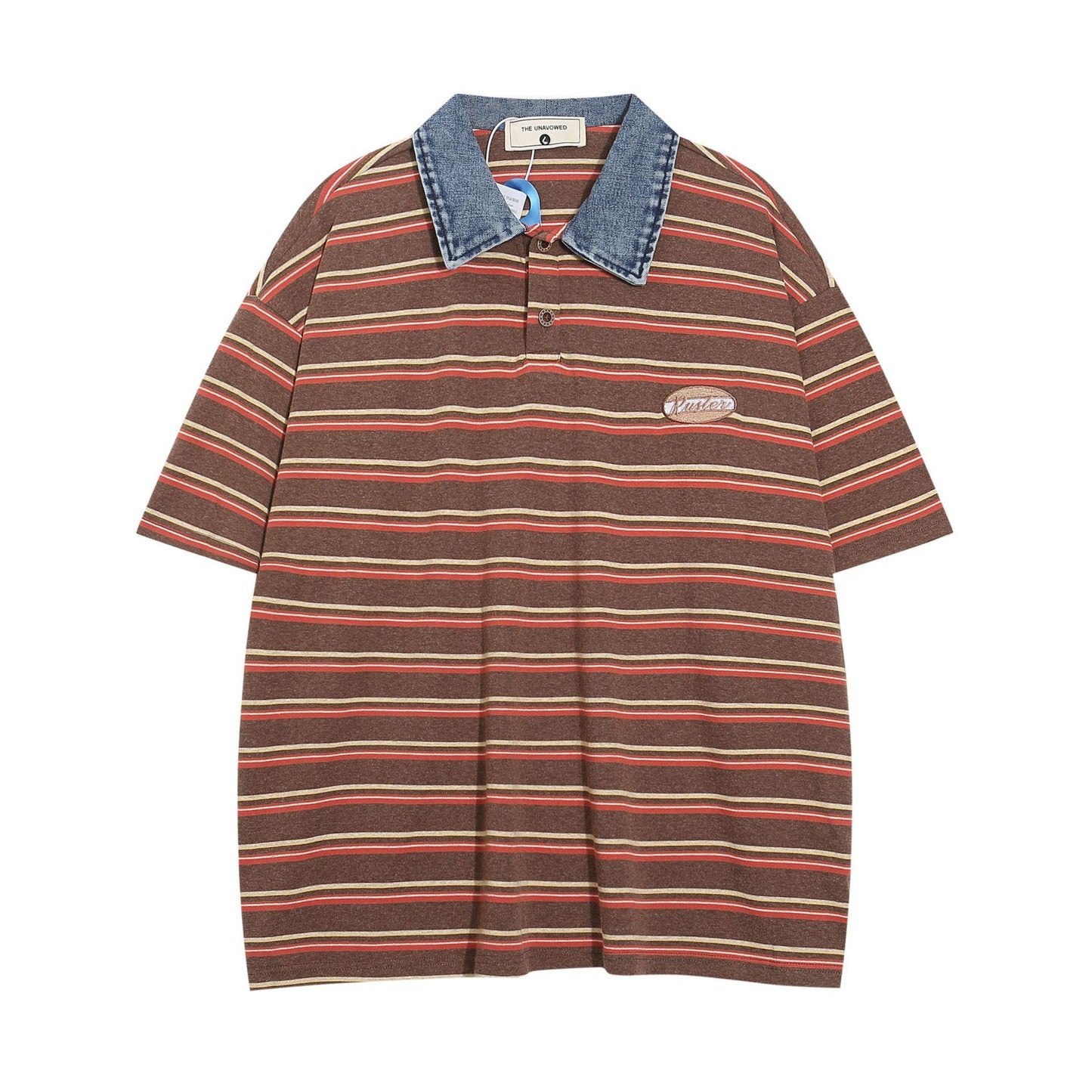 Ray – Vintage Stripe Short-sleeved Polo Shirt