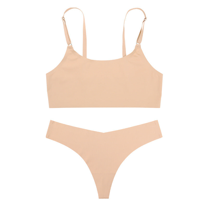 Grace – Seamless Ice Silk Lingerie Set