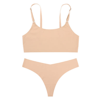 Grace – Seamless Ice Silk Lingerie Set