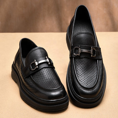 Nathan – Men's Breathable Vegan Leather Slip-on Loafers