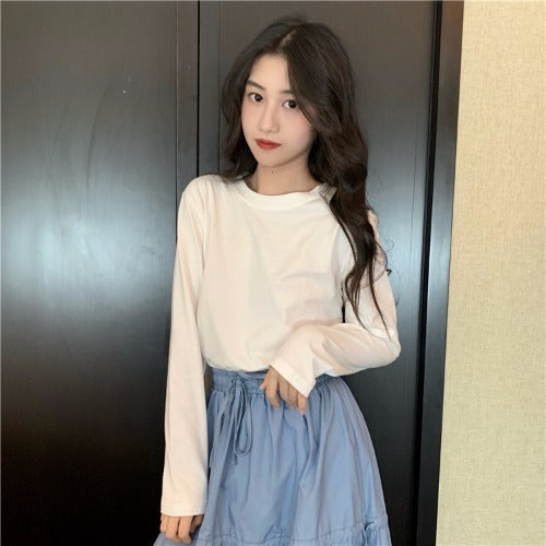 Carly – Long Sleeve Vegan Two-Piece Top