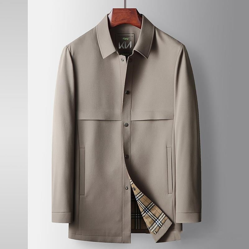 Christopher – Men's Polo Collar Zipper Casual Jacket