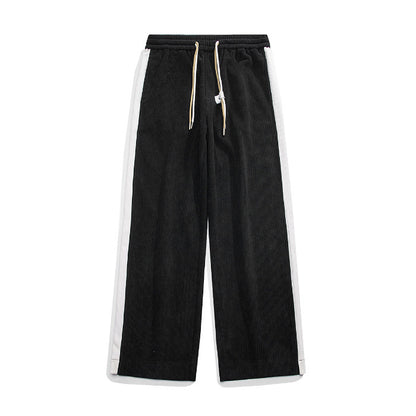 Bruce – Corduroy Retro Straight-Leg Pants