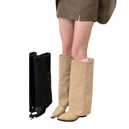 Juliet – Women's Wide Chunky Heel Boots