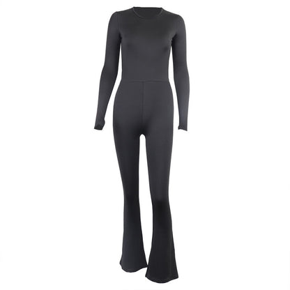 Robyn – Backless Long Sleeve Jumpsuit