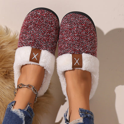 Rebecca – Cozy Vegan Plush Indoor Slippers
